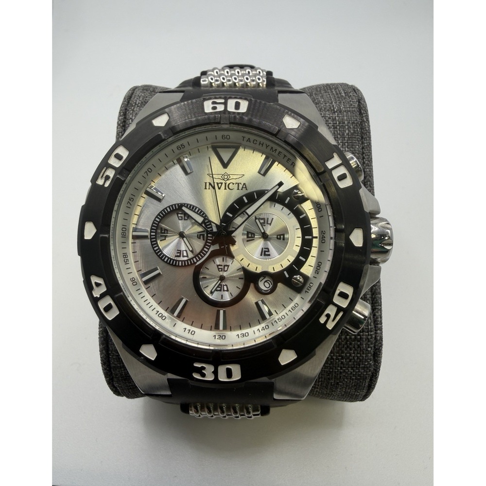 Invicta Pro Diver, Men, Quartz, Watch, Stainless Steel & Silicone Band With Box